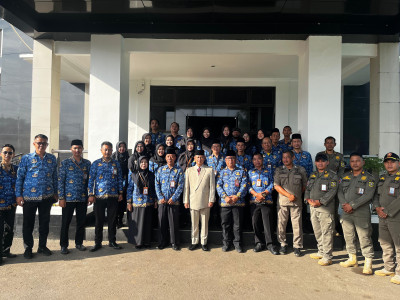 Upacara Peringatan hari kebangkitan Nasional di Kecamatan Kemang berlangsung khidmat