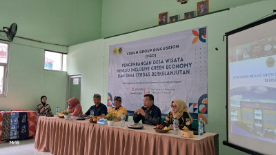 Jadikan Desa Wisata yang Terintegrasi, Unpak Gelar Forum Diskusi dengan Pemcam Kemang