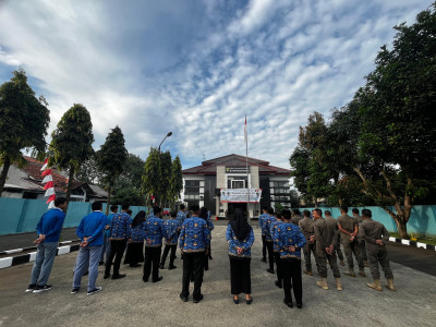 Pemerintah Kecamatan Kemang Gelar Upacara Peringatan Hari Lahir Pancasila