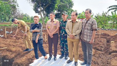 Camat Kemang Hadiri Peletakan Batu Pertama Pembangunan Dapur Makan Gizi Gratis di Ponpes Adnan Zaelani Alhasan