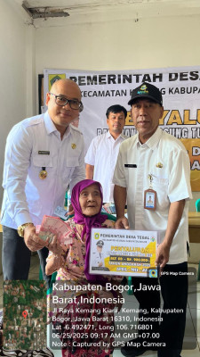 Penyaluran Bantuan Langsung Tunai Dana Desa Triwulan II Tahun 2025 di Desa Tegal