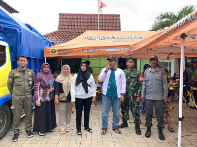 Warga Padati GPM Desa Parakanjaya, Kepala Desa dan Kasi Pemberdayaan Masyarakat Tinjau Langsung