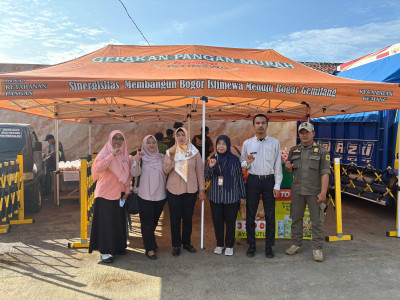 Gerakan Pangan Murah Kabupaten Bogor Ringankan Beban Masyarakat, Kasi Pemberdayaan Masyarakat Sampaikan Apresiasi